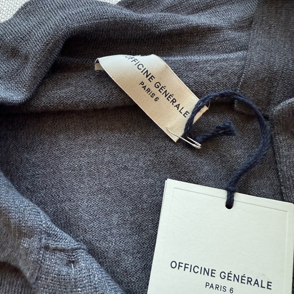 Officine Generale Gray Cardigan